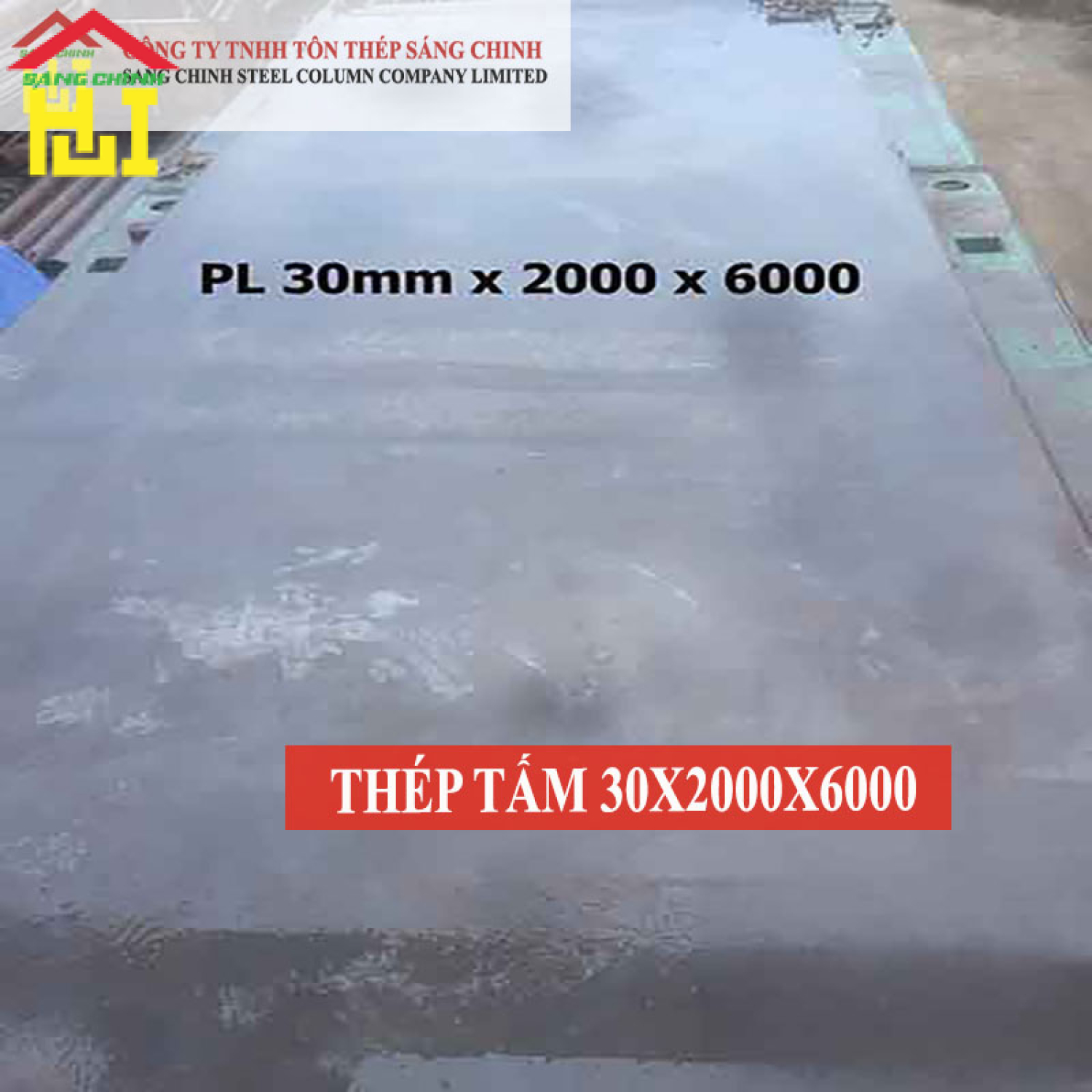 Thép tấm SS400/Q235B/A36 30 x 2000 x 6000