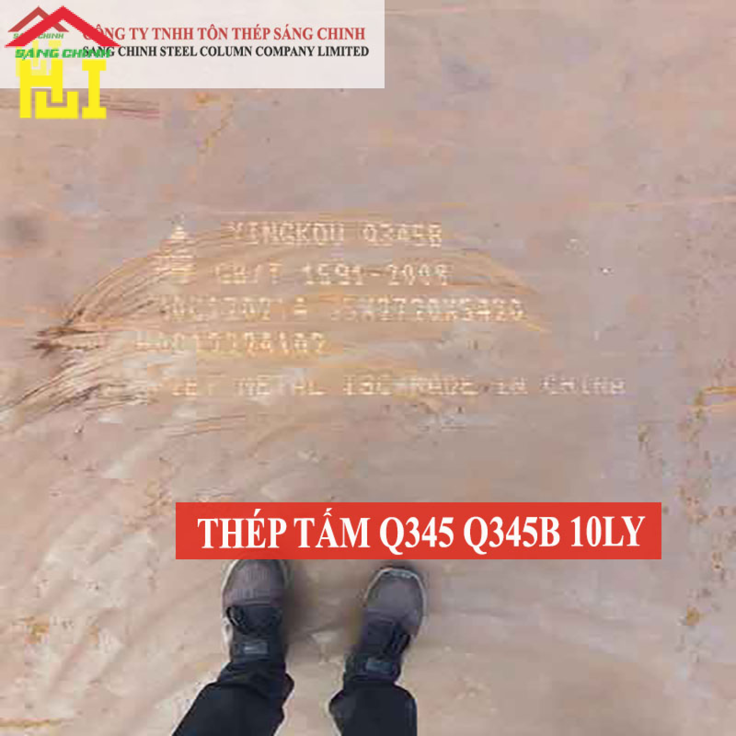 Thép tấm Q345/Q345B 10 ly