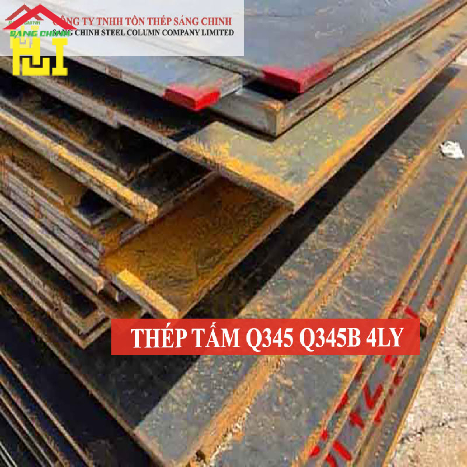 Thép tấm Q345/Q345B 4 ly