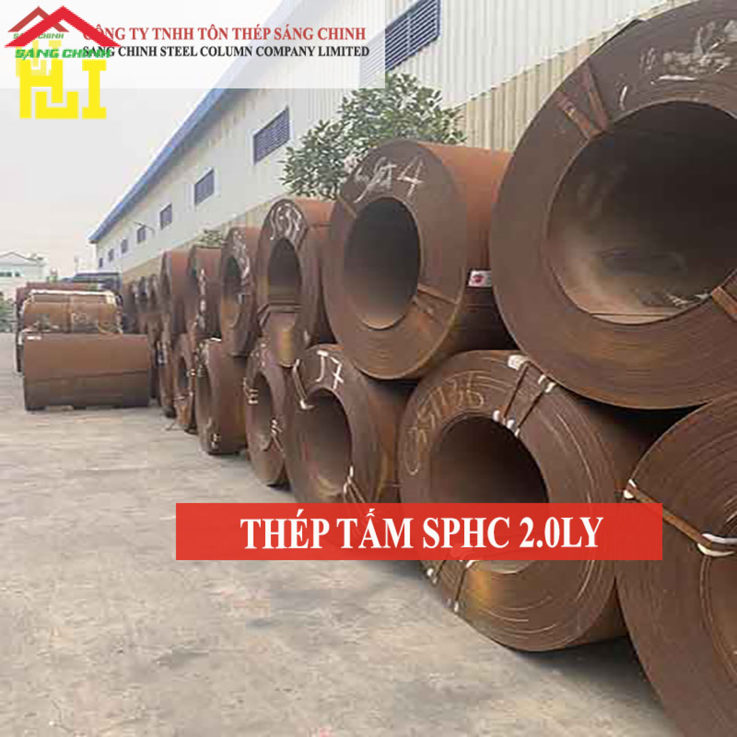 Thép tấm SPHC 2.0 ly