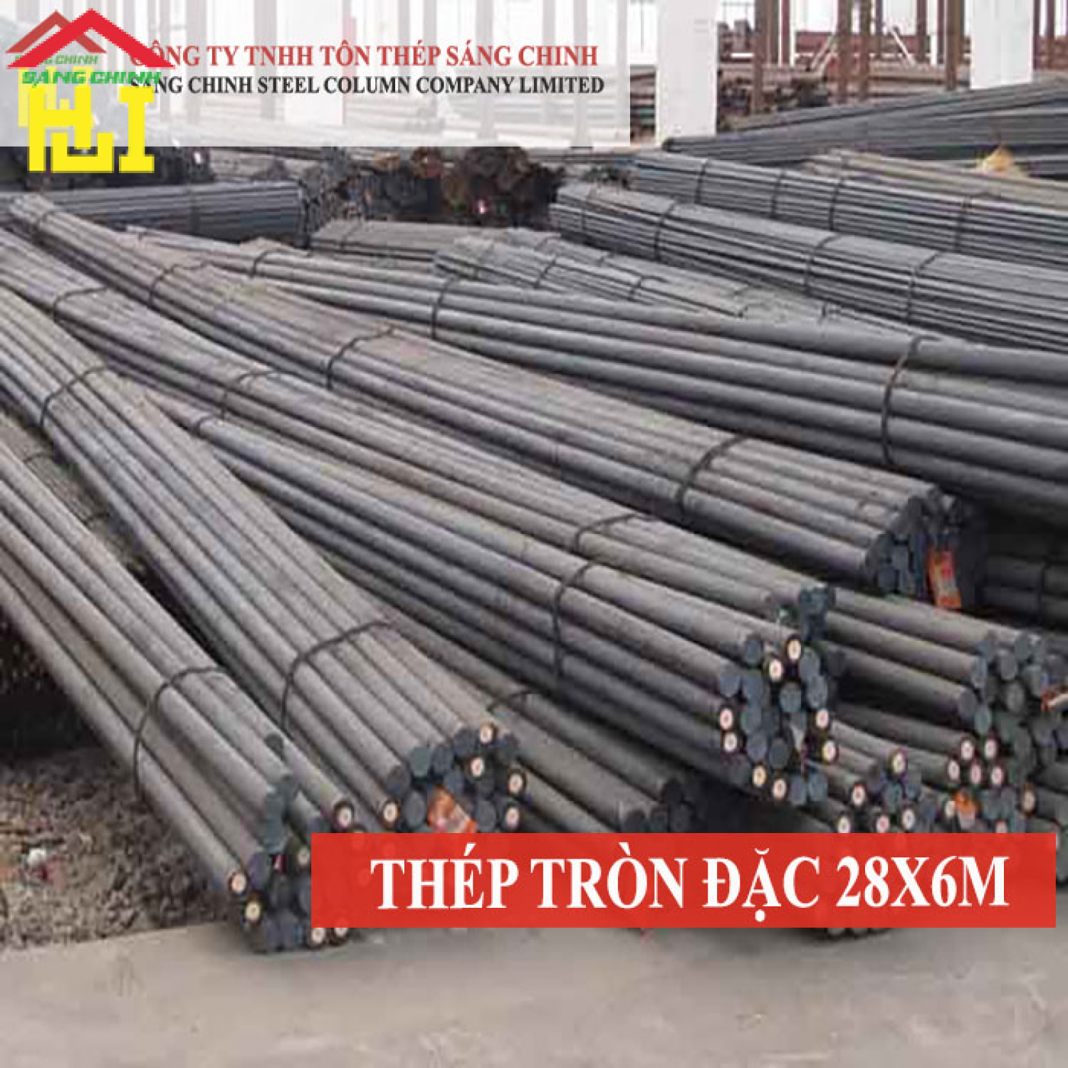 Thép tròn đặc F28 x 6m