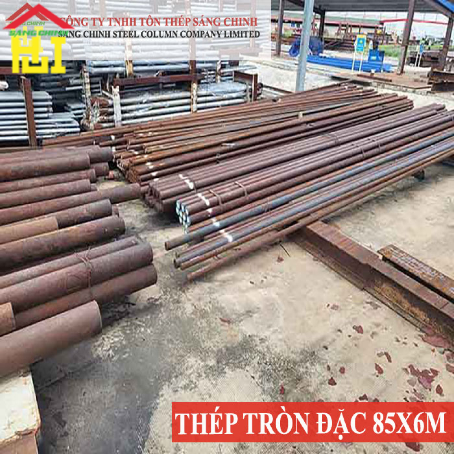 Thép tròn đặc phi 85 x 6m