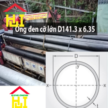 Ống đen cỡ lớn D141.3 x 6.35