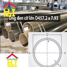 Ống đen cỡ lớn D457.2 x 7.93