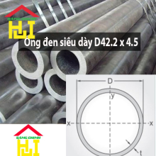 Ống đen siêu dày D42.2 x 4.5