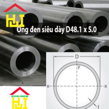 Ống đen siêu dày D48.1 x 5.0