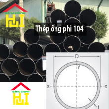 Thép ống phi 104