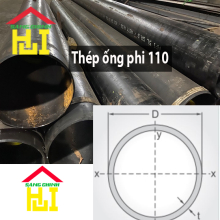 Thép ống phi 110