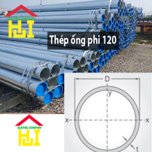 Thép ống phi 120