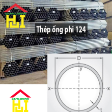 Thép ống phi 124