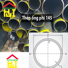 Thép ống phi 145