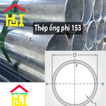 Thép ống phi 153