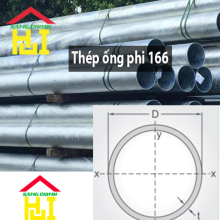 Thép ống phi 166