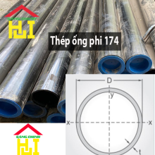 Thép ống phi 174