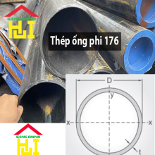 Thép ống phi 176