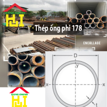 Thép ống phi 178