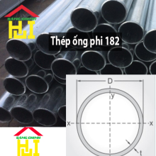 Thép ống phi 182