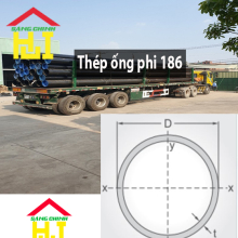 Thép ống phi 186