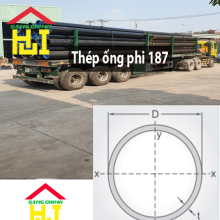 Thép ống phi 187