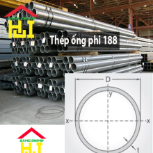 Thép ống phi 188