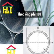 Thép ống phi 191