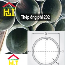 Thép ống phi 202