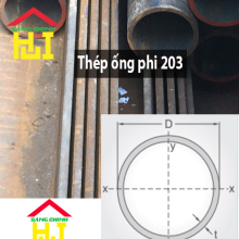 Thép ống phi 203