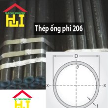 Thép ống phi 206