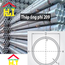 Thép ống phi 209