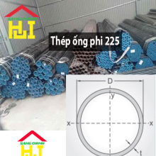 Thép ống phi 225
