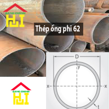 Thép ống phi 62