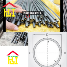 Thép ống phi 8