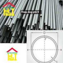 Thép ống phi 9