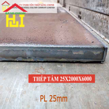 Thép tấm SS400/Q235B/A36 25 x 2000 x 6000