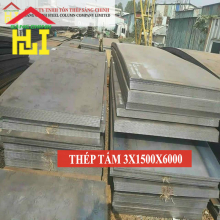 Thép tấm SS400/Q235B/A36 3 x 1500 x 6000