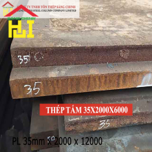 Thép tấm SS400/Q235B/A36 35 x 2000 x 6000
