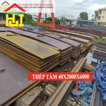 Thép tấm SS400/Q235B/A36 40 x 2000 x 6000