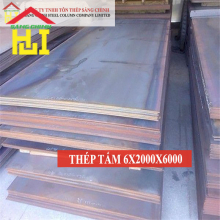 Thép tấm SS400/Q235B/A36 6 x 2000 x 6000