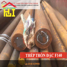 Thép tròn đặc phi 140 x 6m