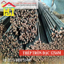 Thép tròn đặc phi 12 x 6m