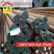 Thép tròn đặc phi 55 x 6m