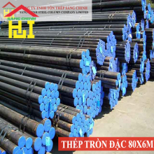 Thép tròn đặc phi 80 x 6m