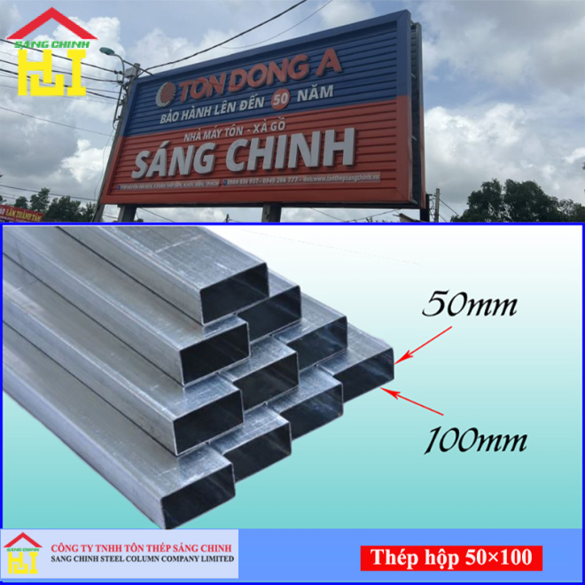 Thép hộp 2x4