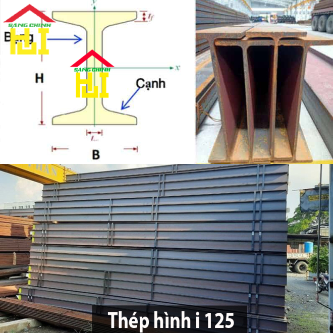 Thép hình i 125