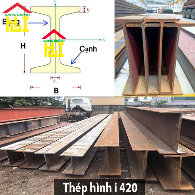 Thép hình i 420