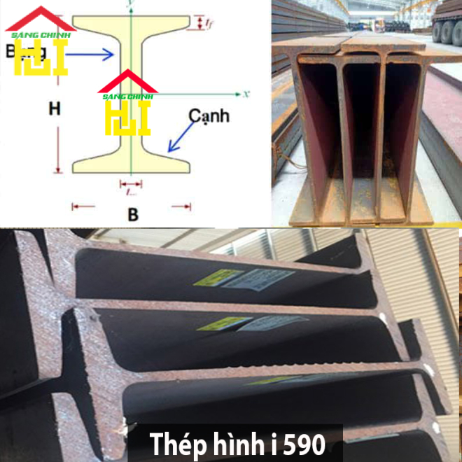 Thép hình i 590
