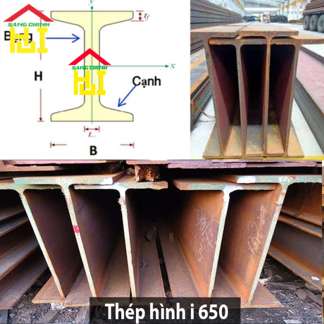 Thép hình i 650
