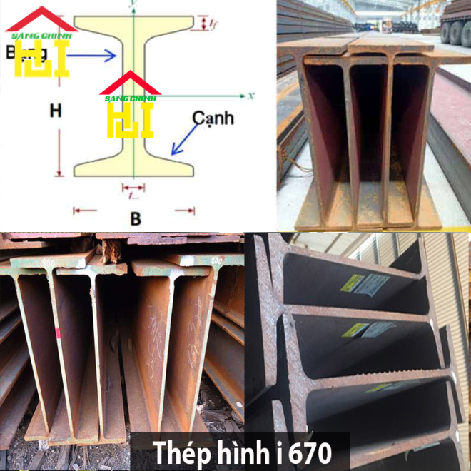 Thép hình i 670