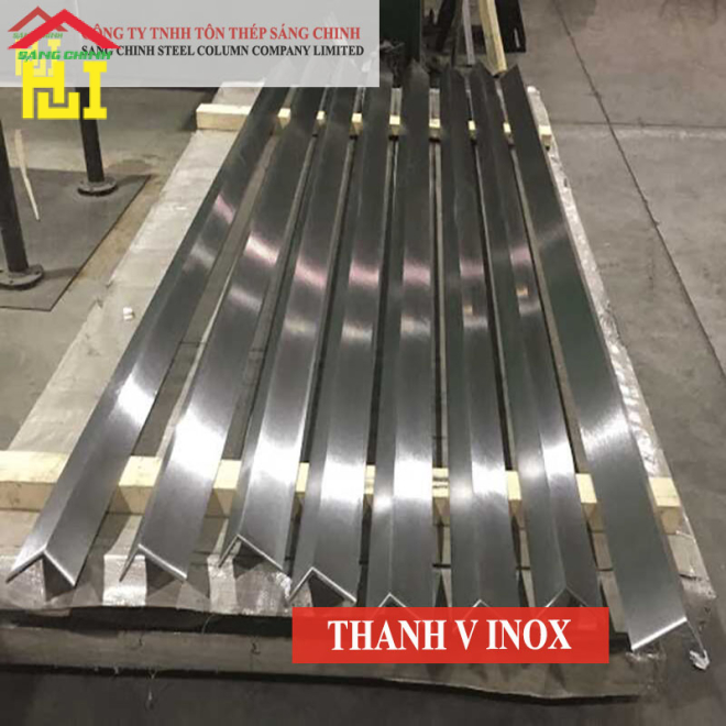 Thanh V inox