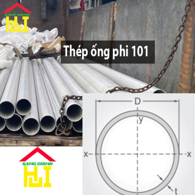 Thép ống phi 101